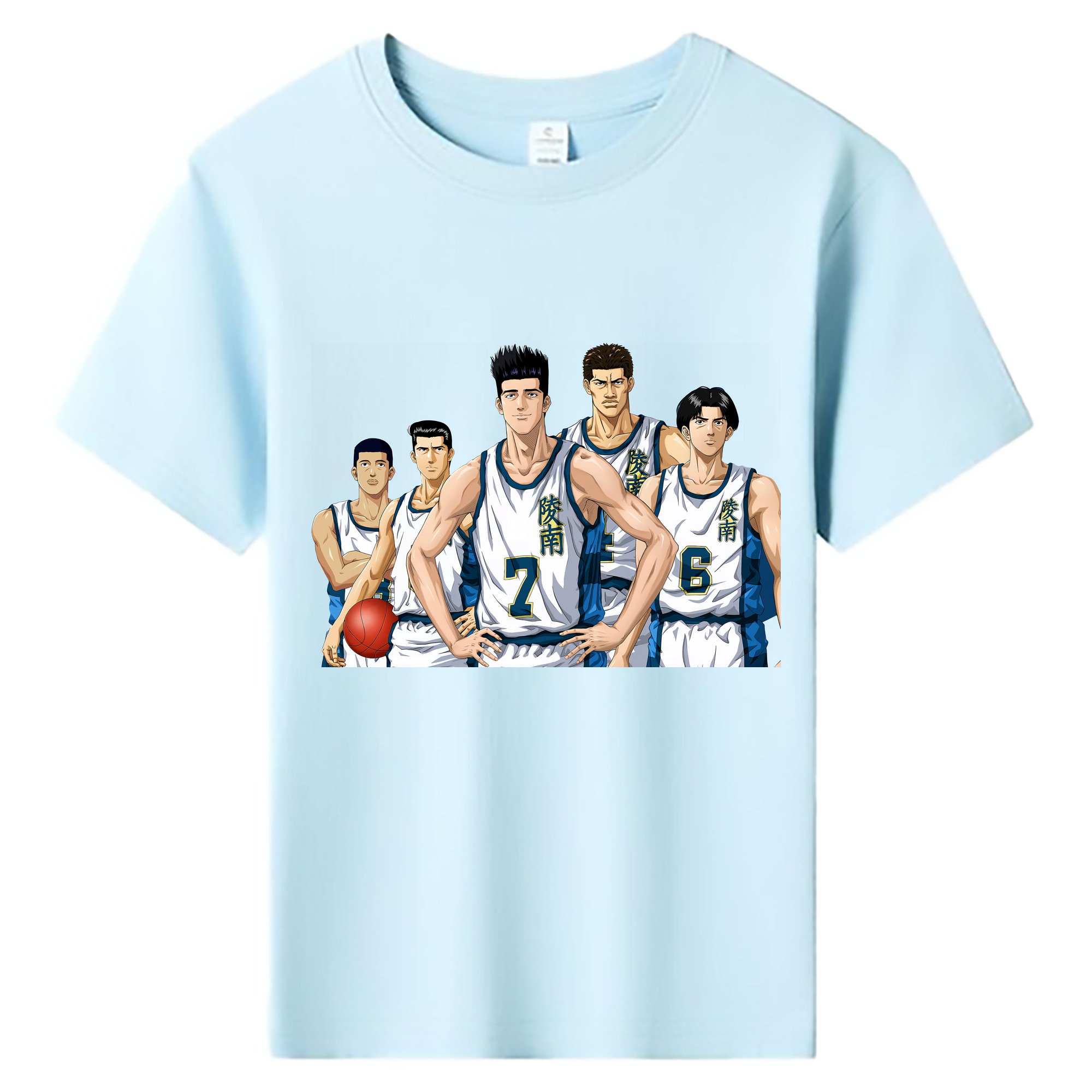 （画像用） SLAM DUNK／スラムダンク 綿100％キッズTシャツ（フロントプリント）